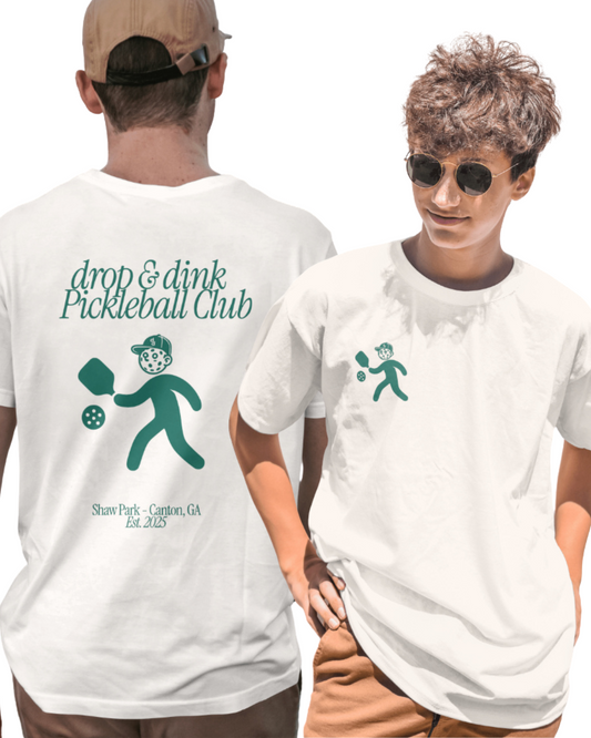 d&d pickleball club: custom" Rep Your Court" tee