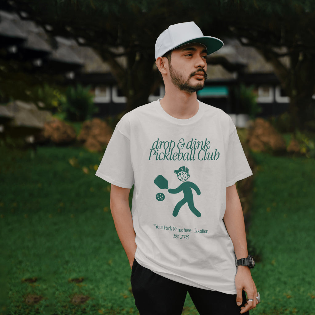 d&d pickleball club: custom" Rep Your Court" tee