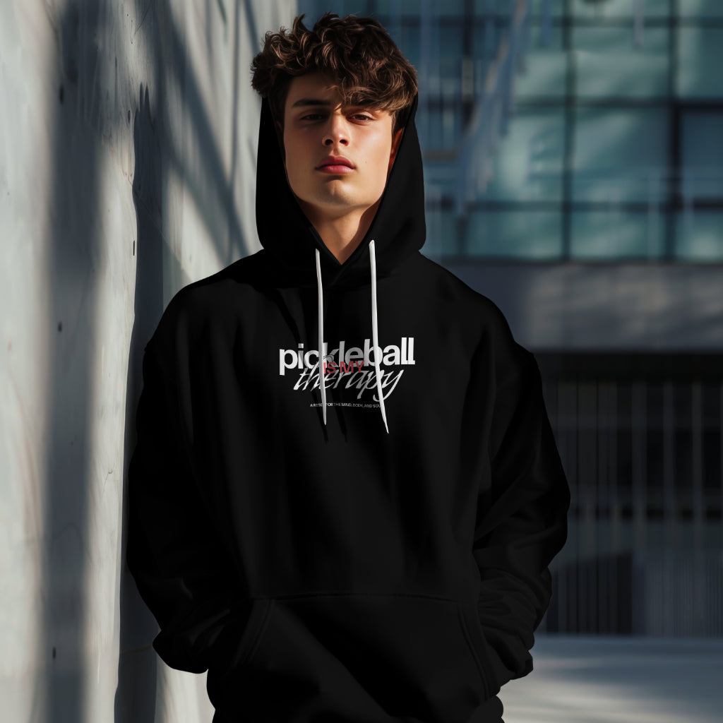 “pickleball is my therapy” hoodie