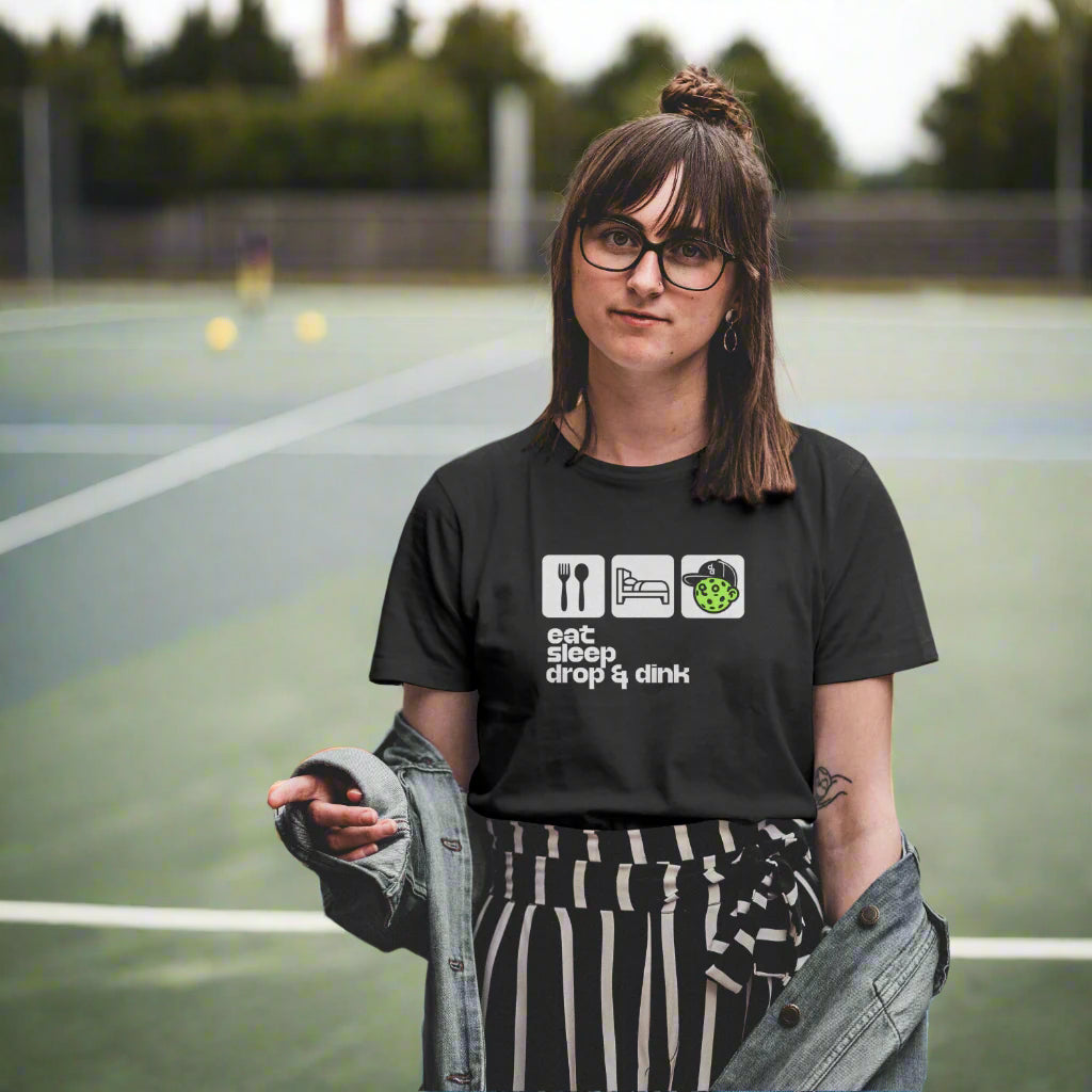 eat sleep drop & dink tee