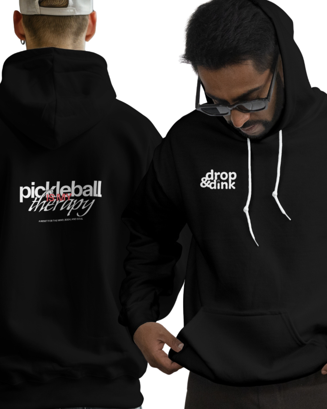 “pickleball is my therapy” hoodie
