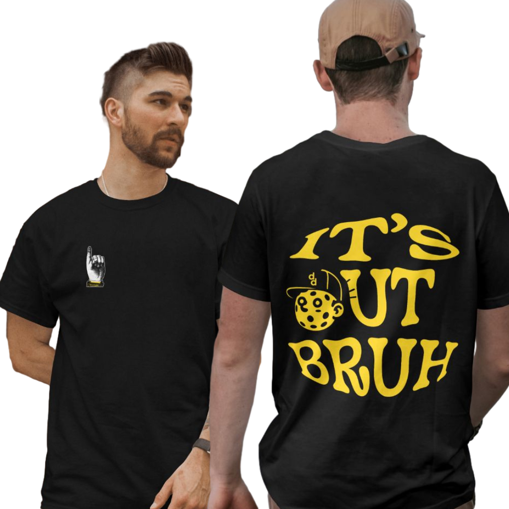 "it's out bruh" tee