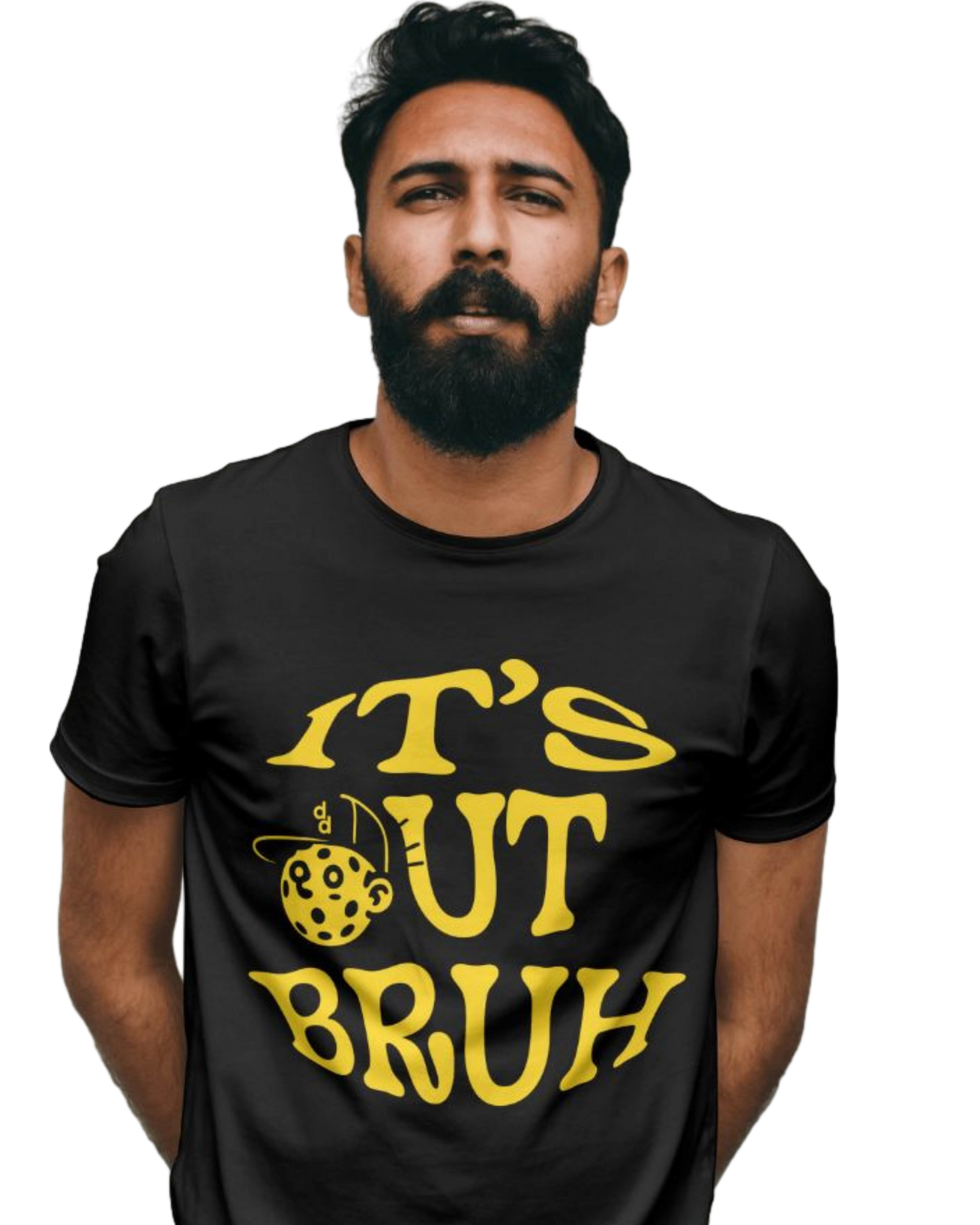"it's out bruh" tee